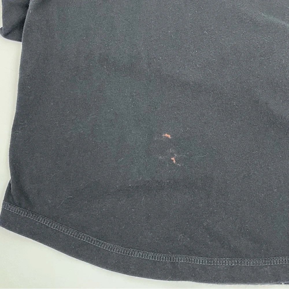 True Religion Men's Long Sleeve Skeleton Graphic Black Tee Size L; Streetwear